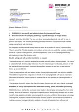 Preview image for file ROEMHELD PR 7-2021 Arch Clamp.docx